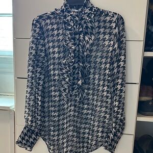 Equipment Monochrome Houndstooth Blouse - Nordstroms Equipment Femme - medium.
